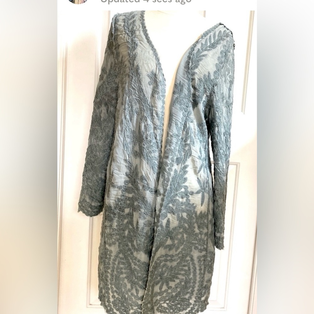 Origami gorgeous bohemian embroidered tunic one size